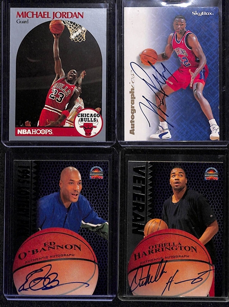 (10) Sports Cards inc. Mostly Basketball Cards - 2023 Upper Deck Game Dated Moments Connor Bedard Rookie (GMA 10), 2022-23 Select Zion Williamson En Fuego (SGC 10), +